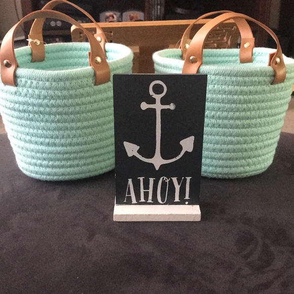 #TeacherLife Other - 🔴5/$25🔴 Ahoy! ⚓️ Nautical Shabby Chic Sign